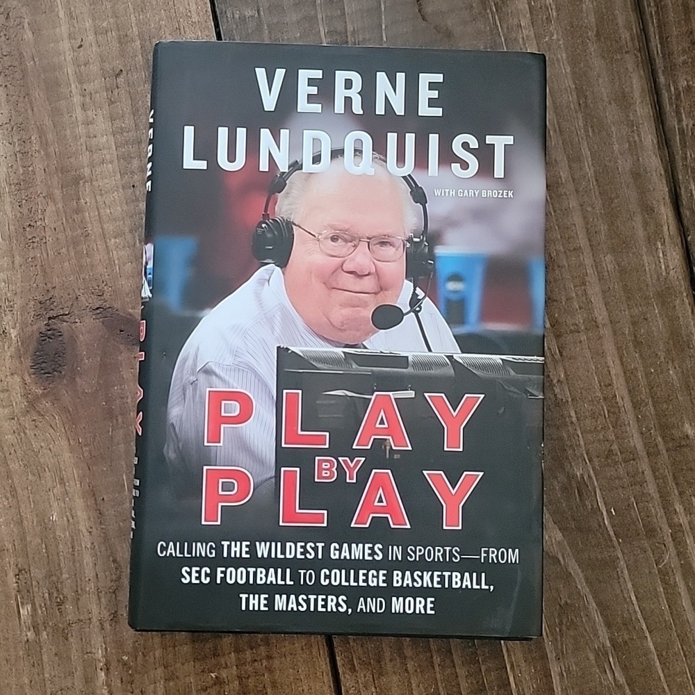 PLAY BY PLAY Hardback Book Verne Lundquist Sports‎ golf basketball football